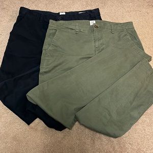GAP bundle girlfriend khakis / chinos. 10 Tall.